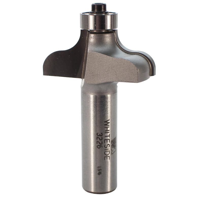 3226 Ogee Router Bit 1/2" SH 1/4" R 1-1/2" D X 5/8" CL X 2-3/8" OL